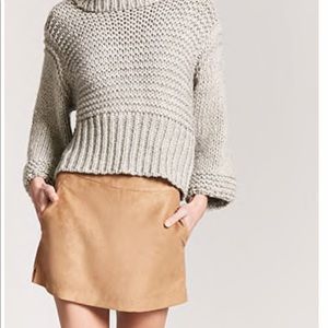 Suede Skirt
